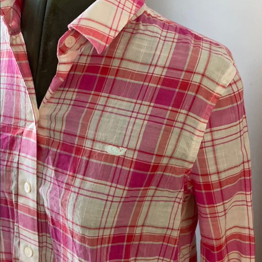 Vineyard Vines Resort Plaid Relaxed Button Down - Picture 2 of 8
